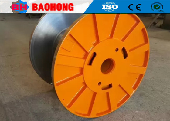 La plastica d'acciaio della bobina del tamburo dell'avvolgicavo ha ondulato la bobina del cavo di acciaio inossidabile