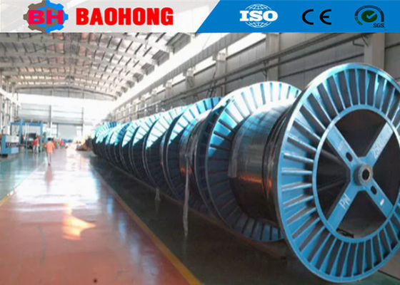 Tamburo per cavi dell'acciaio elettrico, vita lavorativa lunga annaspante dei tamburi del cavo metallico della fibra