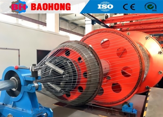 75kw cavo d'acciaio armatura macchina filo cordatura macchina