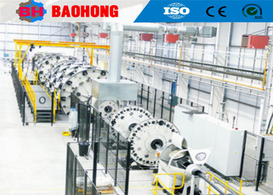 fabbricazione di Mesh Armoring Machine For Cable del cavo di acciaio inossidabile 75kw