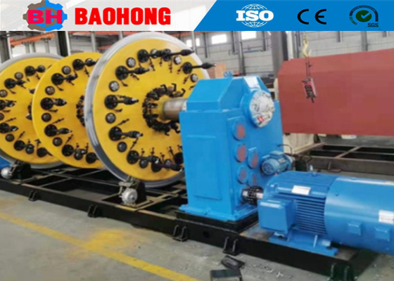 Filo di acciaio Mesh Cable Armouring Machine Dia 4mm per torcere